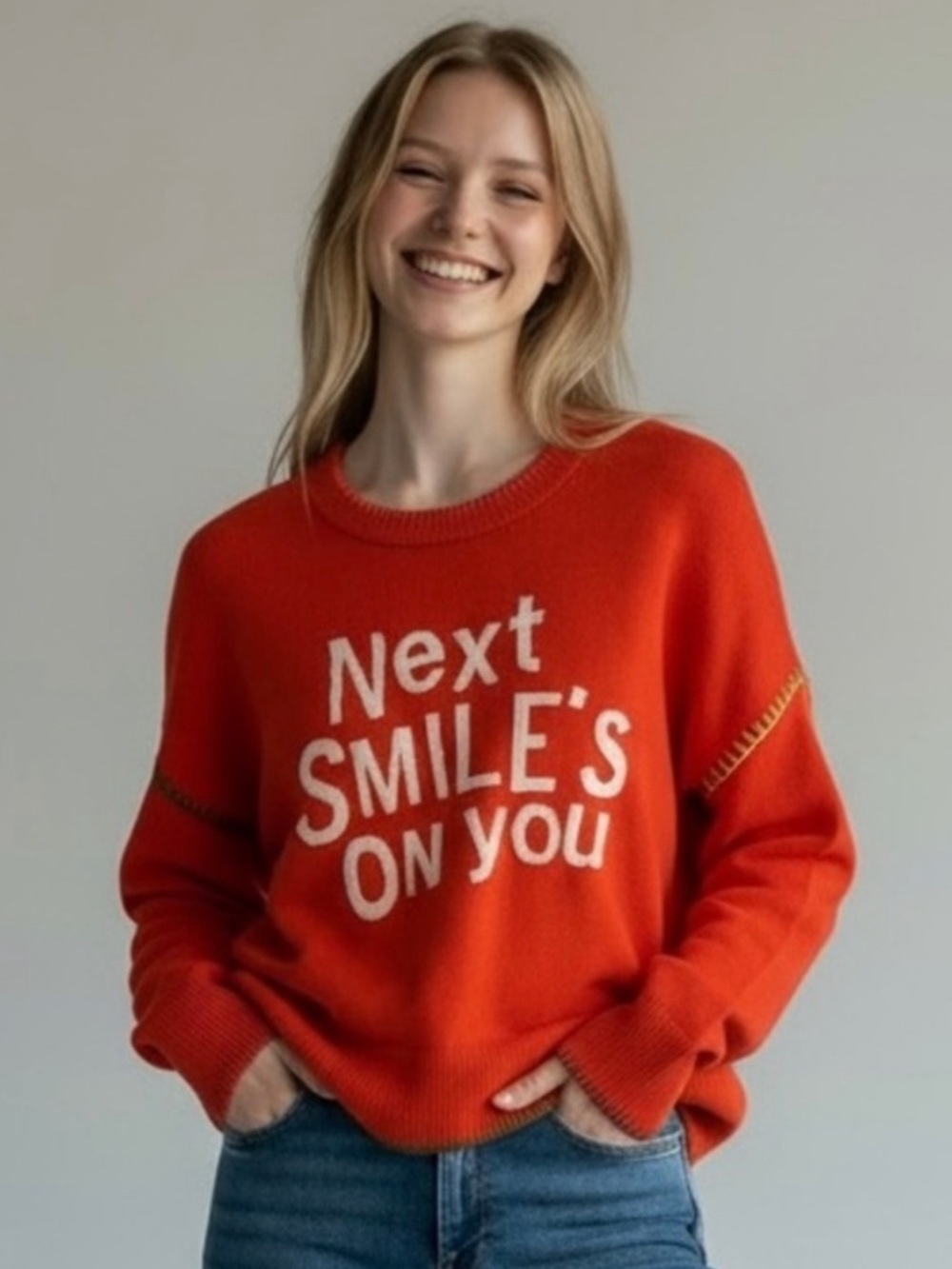 Kerri Rosenthal XOKR “Next Smile’s On You” Sweater – Size Small